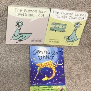 3 PaperBoard Books 2 by Mo Williams & 1 by Giles Andreas, Guy Parker-Rees